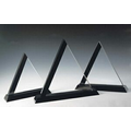 10" Triangle Optical Crystal Award